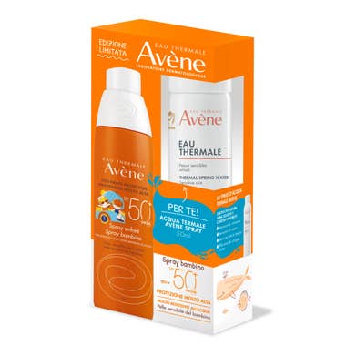 Clarins Eau Thermale Avène Kit Spray Bambino SPF50+ 200 ml + Eau Thermale Avène Spray 50 ml
