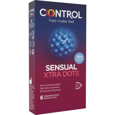 Clarins Control Sensual Xtra Dots 6 Preservativi