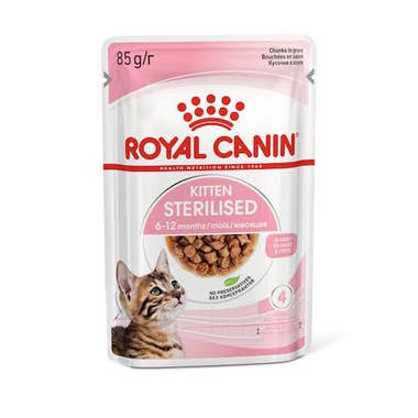 Clarins Royal Canin Kitten Sterilised Bocconcini In Gelatina 85g
