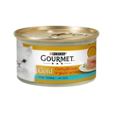 Clarins Purina Gourmet Gold Cuore Morbido Con Tonno Per Gatti Lattina 85g