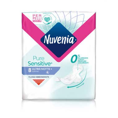 Clarins Nuvenia Pure Sensitive Assorbenti Ultra Notte 8 Pezzi