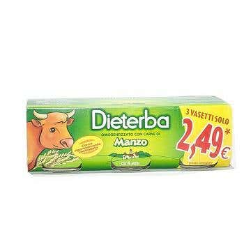 Clarins Dieterba Omogeneizzato Manzo 3x80g