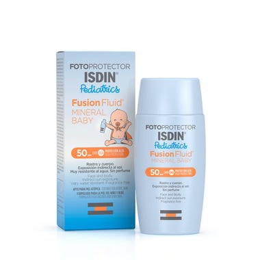 Clarins Isdin Fotoprotector Fusion Fluid Mineral Baby Pediatrics SPF50 50ml