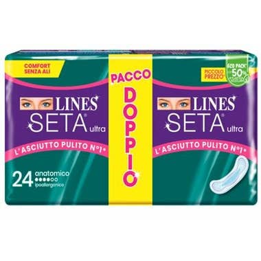 Clarins Lines seta ultra assorbenti anatomico vp dwct 24 pezzi Black Friday