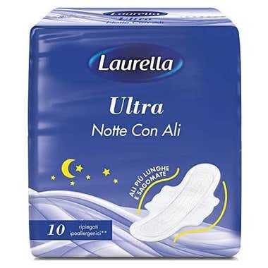 Clarins Laurella Assorbenti Ultra Sottili Notte Con Ali 10 Pezzi