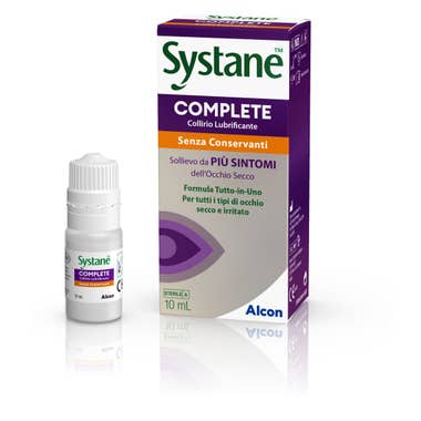 Clarins Systane Complete Collirio Lubrificante 10ml: allevia l'aridità oculare