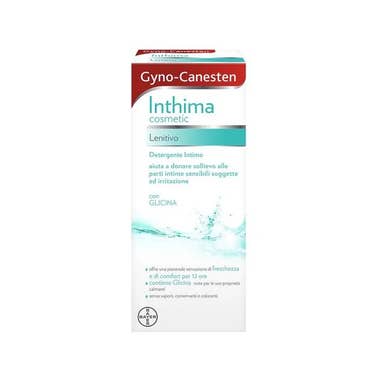 Clarins Gyno-Canesten Inthima Detergente Intimo Lenitivo per Igiene Intima Freschezza e Comfort 12 ore 200ml