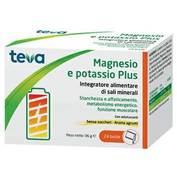 Clarins Magnesio E Potassio Plus 24 Bustine Senza Zucchero Aroma Agrumi