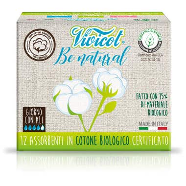Clarins Vivicot Be Natural Assorbenti Giorno Con Ali 12 Pezzi