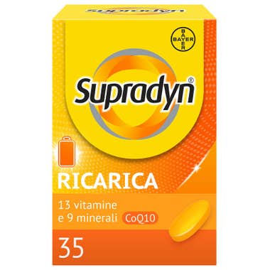 Clarins Supradyn Ricarica Integratore Vitamine e Sali Minerali 35 Compresse Rivestite