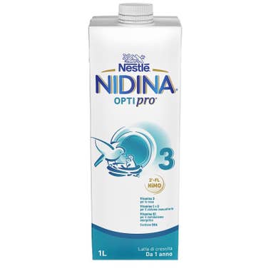 Clarins Nestlé Nidina Optipro 3 Latte Di Crescita Liquido Da 1 Anno Brick 1 Litro